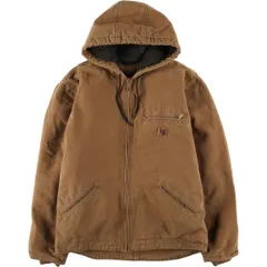 古着 カーハート Carhartt シエラジャケット 中綿入り ダックフルジップパーカー メンズL相当/eaa600285