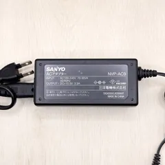 サンヨー NVP-AC9 ナビ カーナビ SANYO 純正 ACアダプター アダプタ 電源アダプター ナビゲーション ゴリラ gorilla プラグ外径 約 5.0mm 10.5V 3.3A 60-80526-932のサムネイル