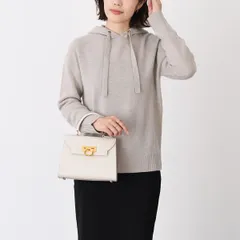 S Max Mara エス マックスマーラ セーター ニット トップス VIRGOLA カシミア ヤーン フードセーター レディース グレージュ ベージュ ブラウン フーディー 無地 秋 冬のサムネイル