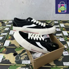 【今日特価】Vision Street Wear X Odd Cirkus コラボレーション クラシック レトロ ブラック スエード キャンバス スニーカー!送料無料!在庫限定のお得な価格です!