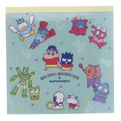 サンスター文具 クレヨンしんちゃん サンリオキャラクターズ グッズ メモパッド メモ帳 スクエア はぴだんぶい S2850400