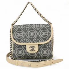 シャネル カメリア ココマーク チェーンショルダーバッグ Aランク ch85262ab