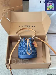 COACH デンプシー ミニバケットバッグ ? 14×16.5×9cm [本日特価|新品未使用品]-WT0輸入