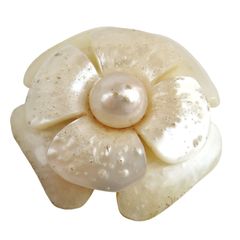 CHANEL シャネル ココマーク カメリア フラワー パール イヤリング