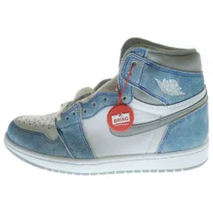 NIKE (ナイキ) AIR JORDAN 1 HIGH OG HYPER ROYAL エアジョーダン1 ハイパーロイヤル ハイカットスニーカー レディース ホワイト/ブルー US6.5/24.5cm 555088-402