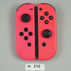Nintendo switch ジョイコン ネオンピンク m215