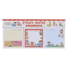 サンスター文具 クレヨンしんちゃん サンリオキャラクターズ グッズ 付箋 好きな柄から使える メモパッド カラー カスカベ防衛隊 S2850419
