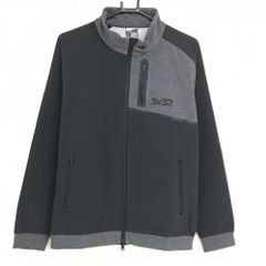 未使用品】ノーコーヒー×クラブハウス パーカー 黒×白 NO GOLF 裏起毛