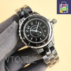 CHANEL シャネル J12黒い皮ベルト 箱付き 楽天市場】【ウォッチ】CHANEL シャネル J12 ブラック 黒 33mm