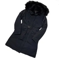 高級✨Theory セオリー 3way ダウンコート ファー　ベルト付 黒 S 高級✨Theory セオリー 3way ダウンコート ファー ベルト付 黒 S