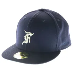 FEAR OF GOD ESSENTIALS (フィアオブゴッド エッセンシャルズ) × NEW ERA 59FIFTY Fitted ニューエラ ロゴエンブロイダリー 6パネル ベースボールキャップ 帽子 ネイビー