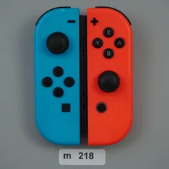 Nintendo switch ジョイコン ネオンブルー ネオンレッド m218