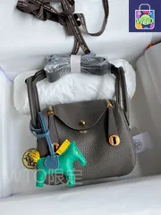 エルメス ピューターグレーゴールドバックル付きレディースクロスボディバッグ|本日限定特価|新品未使用