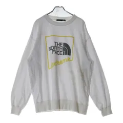 THE NORTH FACE (ザノースフェイス) EXTREME CREW エクストリーム フロントプリント クルーネックスウェットトレーナー ホワイト NT12032