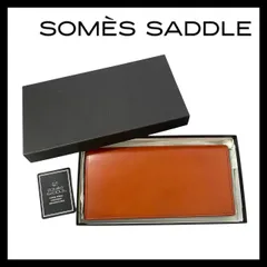 【SOMES SADDLE】コードバン 長財布 馬尻革 レザー ブラウン/茶 HV-01-LBR ロングウォレット ソメスサドル (SER-5746)のサムネイル
