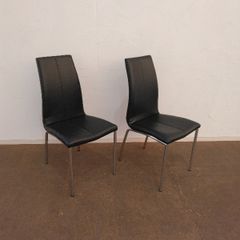 廃盤IKEA イケア / BERNHARD ベルナード チェア 2脚椅子セット黒