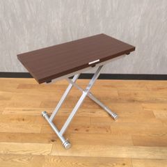 ニトリ 昇降テーブル ACTIVE（アクティブ）120cm ウォルナット 美品