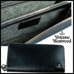 新品  ヴィヴィアンウエストウッド ラウンドジップ 長財布 スマート 牛革 Vivienne Westwood メンズ 箱付