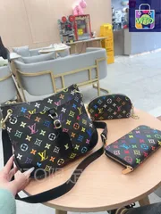 [本日特価] TOP New 2025 高品質3点セット - Lv ブラックカラークロワッサンバッグ + 化粧チェーンバッグ + 財布 本日限定特別割引！

[本日特価|新品未使用品]-WT0輸入