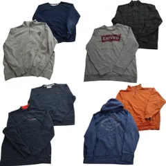 古着卸 まとめ売り ブランドMIX スウェット 8枚セット (メンズ XL ) ディッキーズ リーバイス ノーティカ アバクロ 中古 古着 NC6824