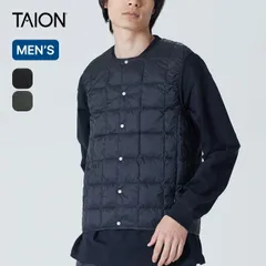 【新品】TAION タイオン ベーシッククルーネックボタンダウンベスト メンズ TAION-004