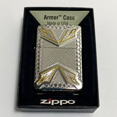 希少03年製】アーマー Armor Cese 両面加工 Zippo 2003年 - メルカリ