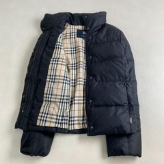 極美品 バーバリーロンドン ダウンジャケット ノバチェック ベルト
