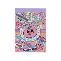 【メール便】おぱんちゅうさぎ メモ帳 メモミニ ミニミニメモ ピンク サンスター文具 新学期準備文具 かわいい キャラクター グッズ 