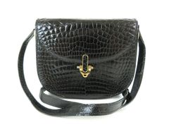 ✨超希少✨CELINE マットクロコ ショルダーバッグ トリオンフ金具 