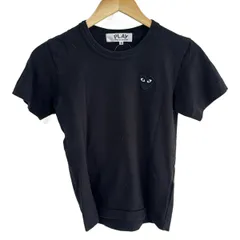 PLAY COMMEdesGARCONS(プレイコムデギャルソン) 半袖Tシャツ サイズS レディース - 黒 クルーネック