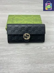 【本日限定特価】GGエンボスレザー ロングウォレット ブラック イタリア製 環境配慮型レザー

[本日特価|新品未使用品]