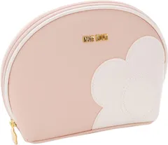 MARY QUANT(マリークワント) シュリンクデイジーパッチ ラウンドポーチL ピンク