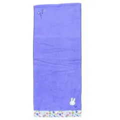 【メール便】ミッフィー フェイスタオル ジャガードロングタオル オーガニックコットン ブルームフレグランス ディックブルーナ 丸眞 新生活 絵本キャラクター グッズ 