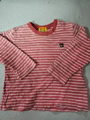 ミッキーマウス ストライプ Tシャツ 90