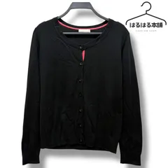 Flow and Fixture／黒／ブラック／アクリル100％／カーディガン／トップス／羽織もの／LL