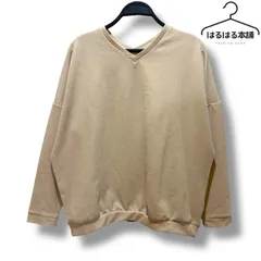 PAS／DE／DEUX／トップス／ベージュ／長袖／無地／シンプル／カジュアル／上品／M