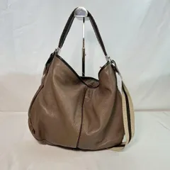 FURLA レザー ショルダーバッグ ハンドバッグ ゴールド 本革 美品