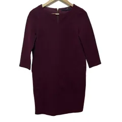 ANAYI(アナイ) ワンピース サイズ36 S レディース - ボルドー 長袖/ひざ丈