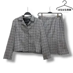 C.P.A／SIMPLE&NATURAL／セットアップ／ツイード／白／ホワイト／黒／ブラック／スカート／ジャケット／セット／15AR