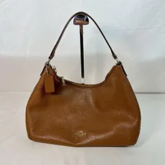 COACH 2way レザー ハンドバッグ ショルダーバッグ 茶 F36628