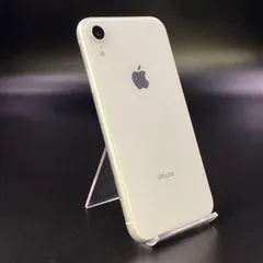 iPhone XR 64GB ホワイト au 白ロム 美品 動作確認済 87%【全額返金保証】【最速発送】