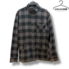 GLOBAL／WORK／長袖／シャツ／チェック／総柄／メンズ／襟付き／M