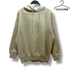 GU／ジーユー／グリーン／フード付き／シンプル／カジュアル／緑／無地／パーカー／長袖／M