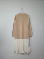 8seconds エイトセカンズ レイヤード スウェット ONE PIECE