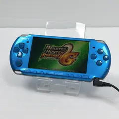 美品 PSP 3000 バイブラントブルー  動作確認済み  FW6.60 ソニー プレイステーション ポータブル SONY PlayStation Portable psp