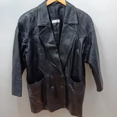 RISAME レザーコート 本皮 ラムレザー 羊皮 ロングコート オールレザー  黒 ブラック ラムスキン