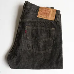 【先染め/状態良好】 LEVI'S 【00s/501 ブラックデニム デニムパンツ】33×34 リーバイス アメリカ製 00年代 wsm 25110576