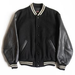 希少☆GAME Sportswear スタジャン USAオールブラック XL - メルカリ