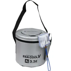 プロトラスト PRO TRUST エサクーラー丸 　ES-3 3.3L 　活きエビクーラー エビバッカンエビまき釣り 弱りにくい 