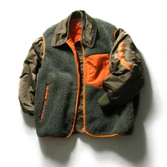 【新品】 kolor BEACON ／ カラービーコン　ドッキング フライトジャケット 日本製 ボア ブルゾン アウター ｜ 秋冬